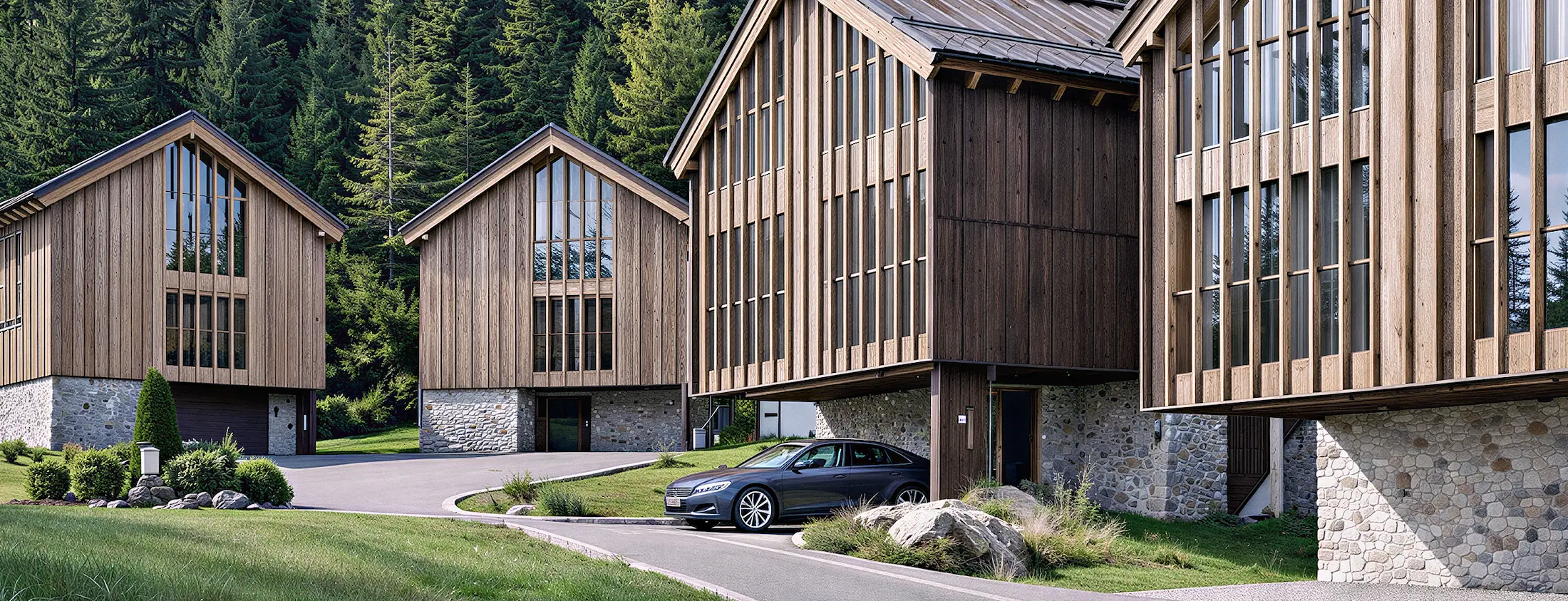 Montis pohľad na chaty